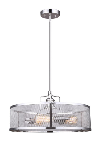 Canarm - ICH626A03BN20 - Three Light Chandelier - Beckett - Brushed Nickel