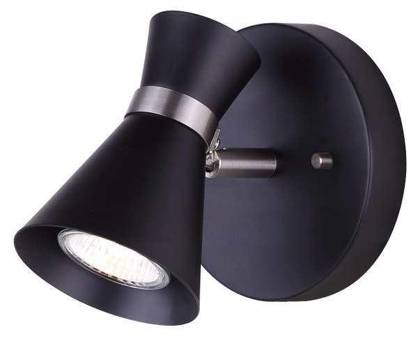 Canarm - ICW668A01BKN10 - One Light Track Lighting - Griffith - Black