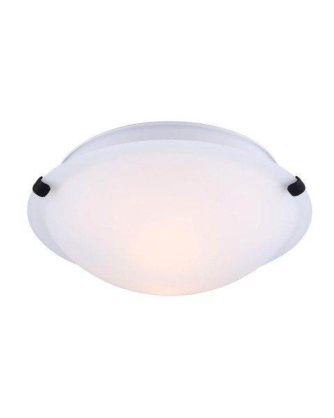 Canarm - IFM1612BK-O - Two Light Flush Mount - 14 Series - Black