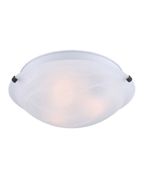 Canarm - IFM1616BK - Three Light Flush Mount - 10 Series - Black