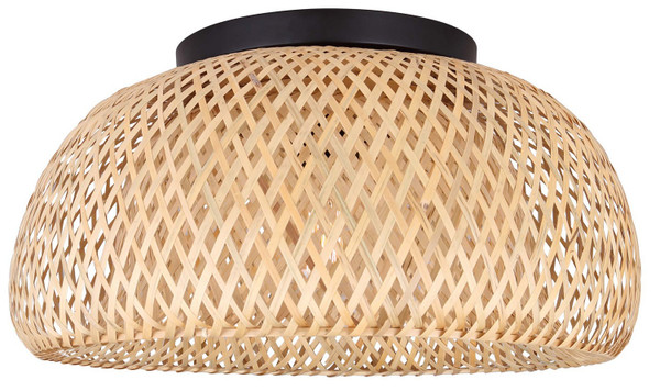 Canarm - IFM2025B18BK - One Light Flush Mount - Sariel - Matte Black