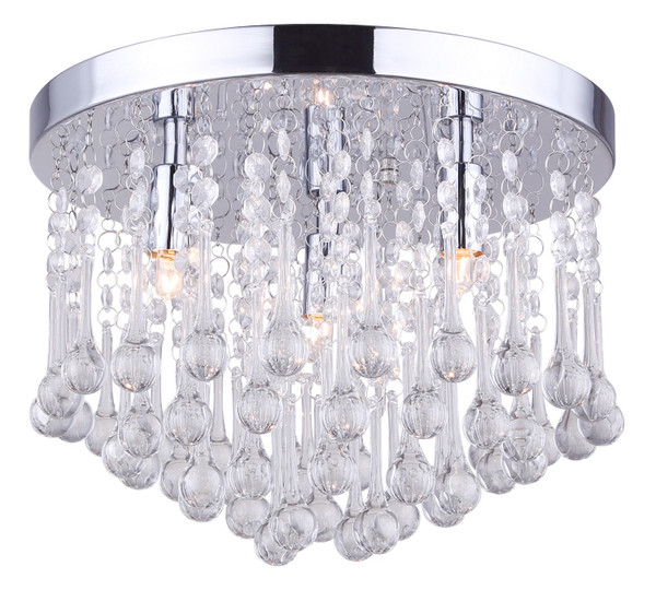 Canarm - IFM237B12CH9 - Three Light Flush Mount - Daya - Chrome