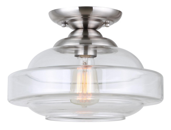 Canarm - IFM459B13BN - One Light Flush Mount - Chicago - Brushed Nickel