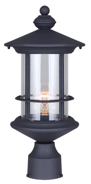Canarm - IOL303BK - One Light Outdoor Lantern - Treehouse - Black