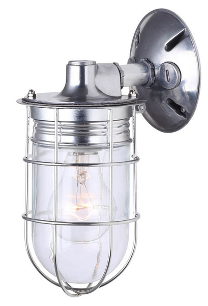 Canarm - IOL337AL - One Light Outdoor Lantern - Iol337Al - Silver