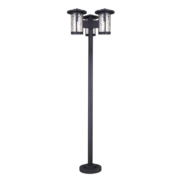 Canarm - IOL568BK - Three Light Outdoor Post Mount - Leon - Black