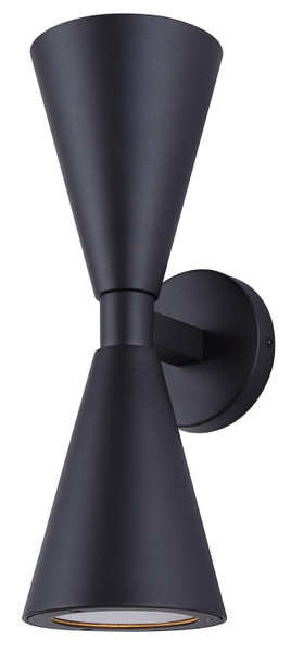 Canarm - IOL658BK - Two Light Outdoor Lantern - Arona - Black