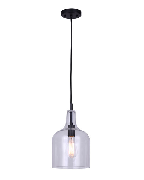 Canarm - IPL1059A01BK - One Light Pendant - Keeva - Black