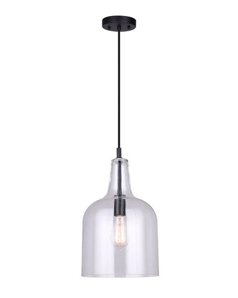 Canarm - IPL1059A01BK10 - One Light Pendant - Keeva - Matte Black
