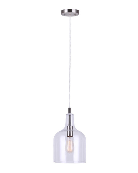 Canarm - IPL1059A01BN - One Light Pendant - Keeva - Brushed Nickel