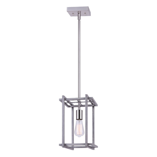 Canarm - IPL1066A01BNB - One Light Pendant - Carli - Brushed Nickel