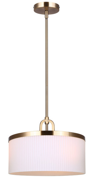 Canarm - IPL1165A03GD14 - Three Light Pendant - Kinslea - Gold