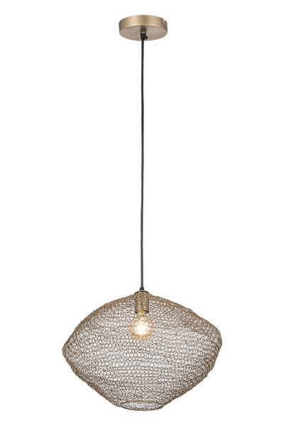 Canarm - IPL1183A01AB20 - One Light Pendant - Warren - Antique Brass