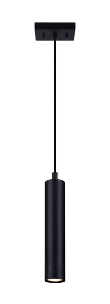 Canarm - IPL764A01BK10 - One Light Pendant - Carver - Black