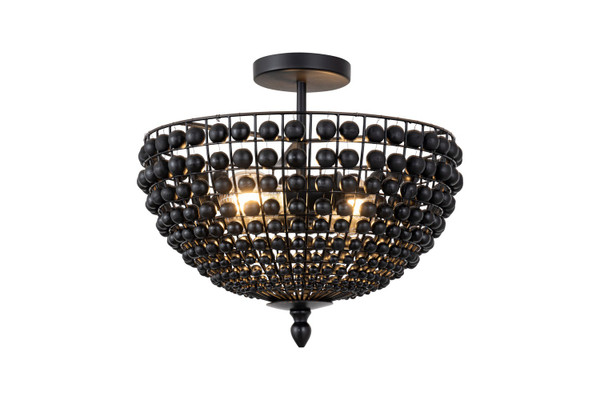 Canarm - ISF1185A02BK16 - Two Light Flush Mount - Burkley - Matte Black