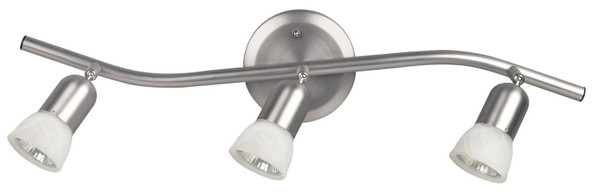 Canarm - IT356A03BPT10 - Three Light Track Lighting - James - Brushed Pewter