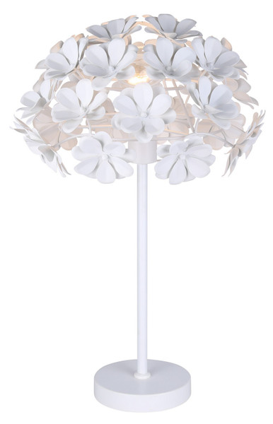 Canarm - ITL2022B23WH - One Light Table Lamp - Cassia - White