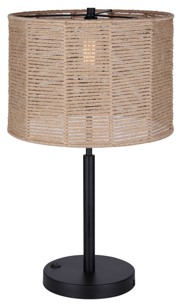 Canarm - ITL2134B24BK - One Light Table Lamp - Lano - Matte Black