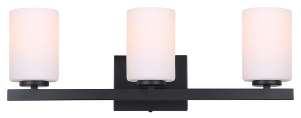 Canarm - IVL1093A03BK - Three Light Vanity - Jae - Matte Black