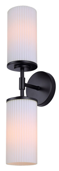 Canarm - IVL1165A02BK-FR - Two Light Vanity - Kinslea - Matte Black