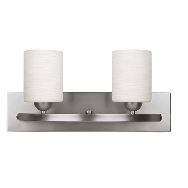 Canarm - IVL370A02BPT - Two Light Vanity - Hampton - Brushed Pewter