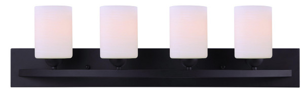 Canarm - IVL370A04BK - Four Light Vanity - Hampton - Black