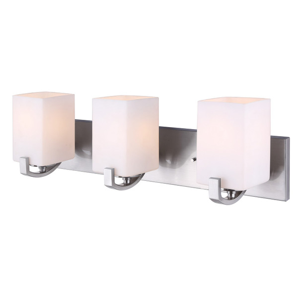 Canarm - IVL422A03BN - Three Light Vanity - Palmer - Brushed Nickel