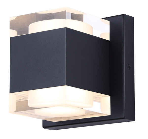 Canarm - LOL677BK - LED Outdoor Lantern - Valo - Black