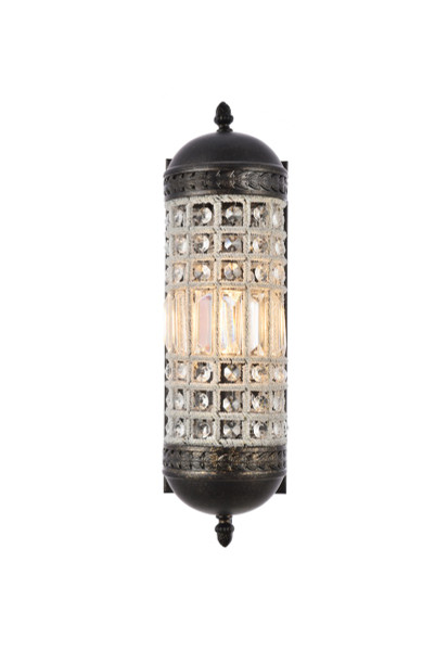 Elegant Lighting - 1205W5DB/RC - One Light Wall Sconce - Olivia - Dark Bronze