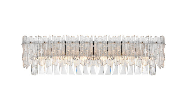 Elegant Lighting - 1780W27C - Six Light Wall Sconce - Emilia - Chrome and Clear