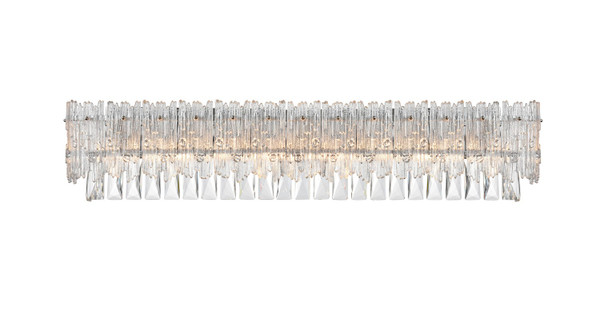 Elegant Lighting - 1780W35C - Eight Light Wall Sconce - Emilia - Chrome and Clear