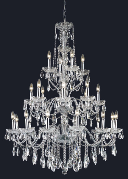 Elegant Lighting - 2016G36C/RC - 24 Light Chandelier - St. Francis - Chrome
