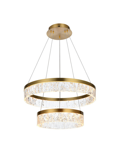 Elegant Lighting - 2050G22SG - LED Chandelier - Linden - Satin Gold