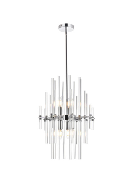 Elegant Lighting - 2502D17C - Six Light Pendant - Sienna - chrome