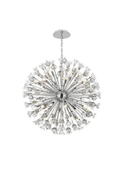 Elegant Lighting - 2550D38C - 24 Light Pendant - Vera - chrome