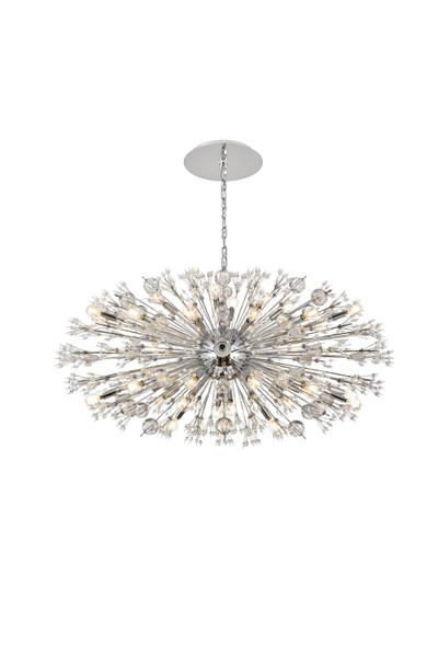 Elegant Lighting - 2550D48C - 38 Light Pendant - Vera - chrome