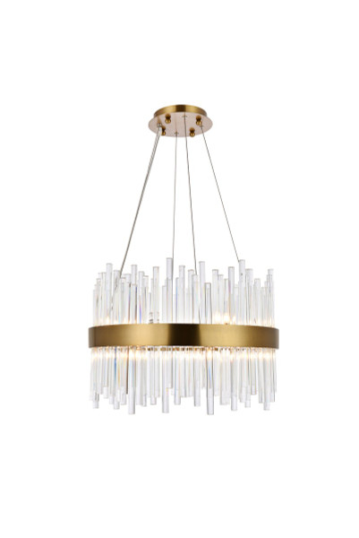 Elegant Lighting - 3000D20G - 14 Llight Chandelier - Dallas - gold
