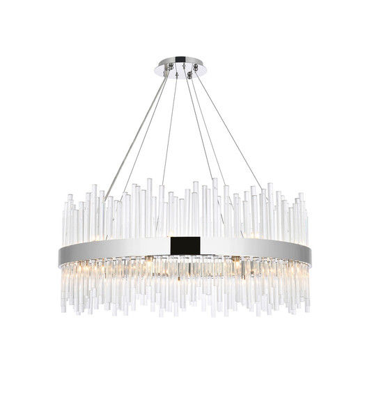 Elegant Lighting - 3000D36C - 20 Light Pendant - Dallas - chrome