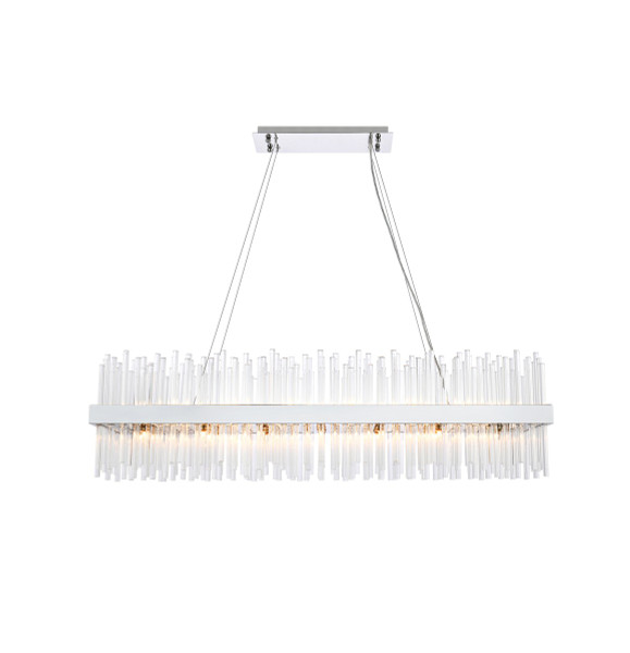 Elegant Lighting - 3000G48C - 28 Light Chandelier - Dallas - chrome