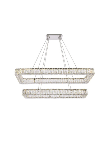 Elegant Lighting - 3504G42L2C - LED Pendant - Monroe - Chrome