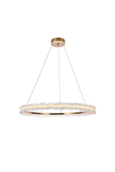 Elegant Lighting - 3506D34G - LED Pendant - Laurel - Gold