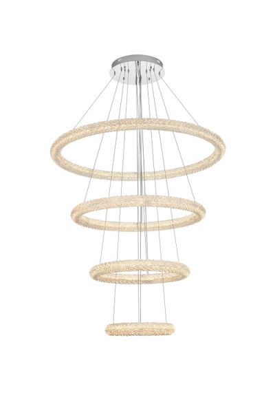 Elegant Lighting - 3800G41C - LED Chandelier - Bowen - Chrome