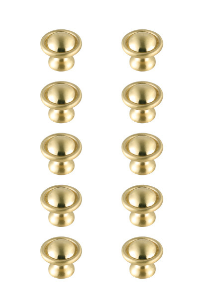 Elegant Lighting - KB2008-GD-10PK - Knob Multipack (Set of 10) - Kadea - Brushed Gold