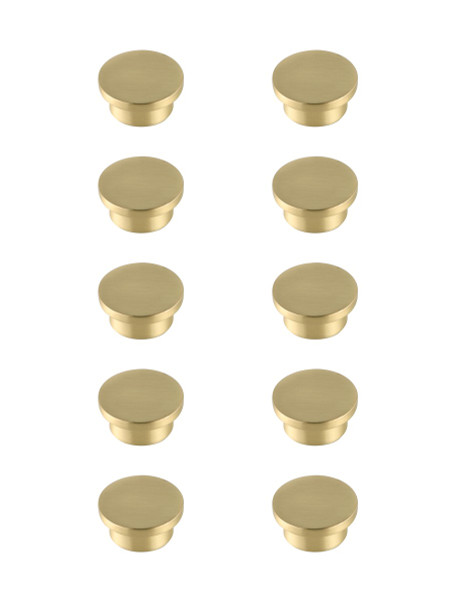 Elegant Lighting - KB2009-GD-10PK - Knob Multipack (Set of 10) - Trovon - Brushed Gold