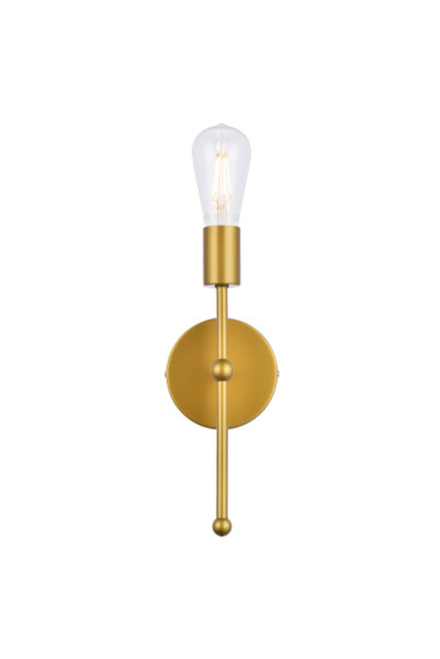 Elegant Lighting - LD2356BR - One Light Wall Sconce - Keely - Brass