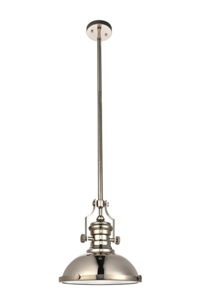Elegant Lighting - LD5001D13PN - One Light Pendant - Eamon - POLISHED Nickel