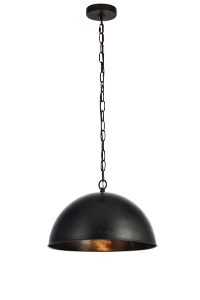 Elegant Lighting - LD6013D15BK - One Light Pendant - Merce - Vintage Black