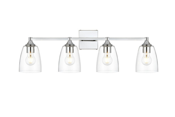 Elegant Lighting - LD7307W32CH - Four Light Bath Sconce - Gianni - Chrome