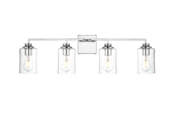 Elegant Lighting - LD7314W32CH - Four Light Bath Sconce - Ronnie - Chrome