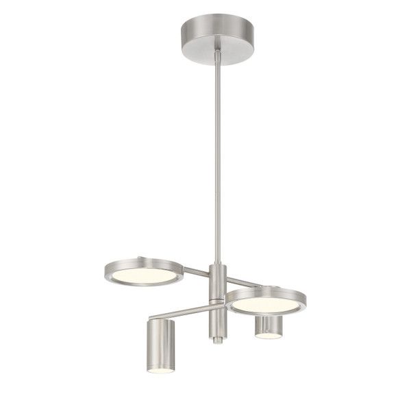 George Kovacs - P5494-084-L - LED Chandelier - Swivel - Brushed Nickel